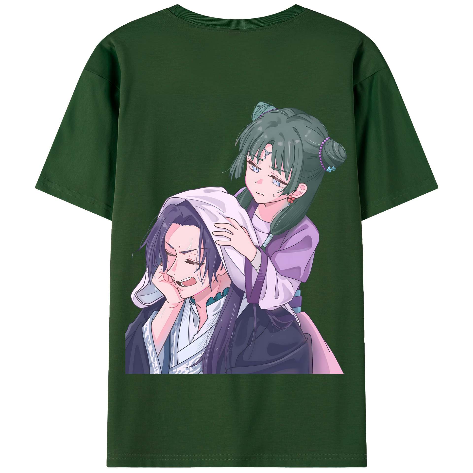 （画像用） 薬屋のひとりごと The Apothecary Diaries 綿100％半袖Tシャツ（背面プリント）